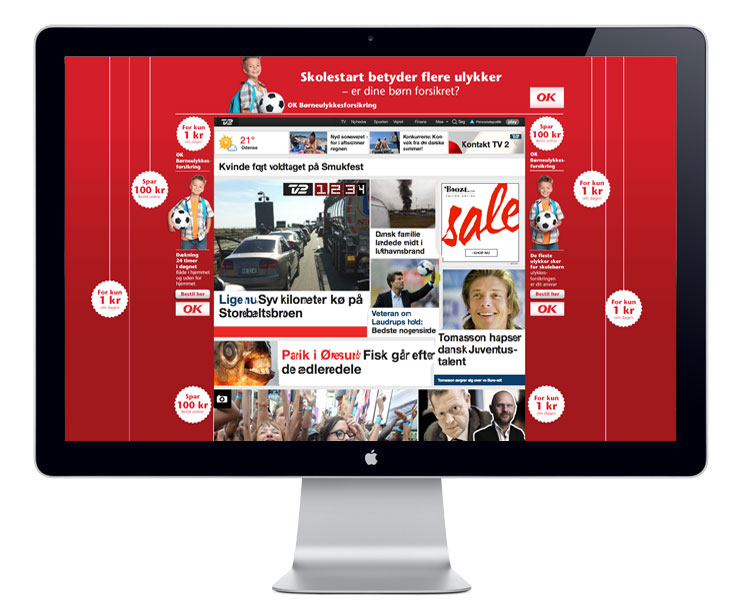OK Benzin online kampagne, TV2_Wallpaper